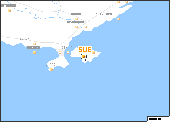 map of Sue