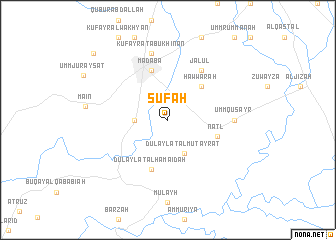 map of Şūfah