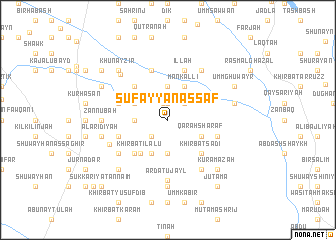 map of Şufayyān ‘Assāf