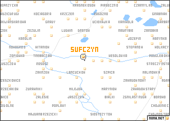 map of Sufczyn