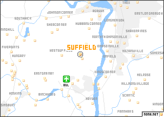 map of Suffield