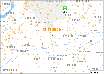 map of Sūfīābād