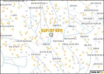 map of Sūfia Farm