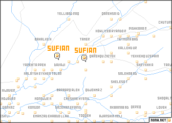 map of Şūfīān