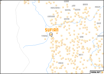 map of Sūfiān