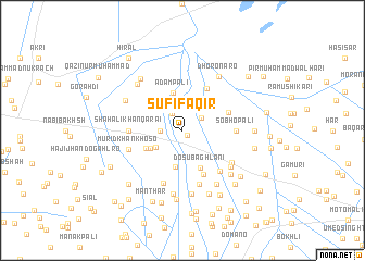 map of Sūfi Faqīr