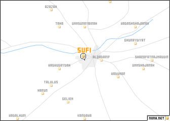 map of Şūfī