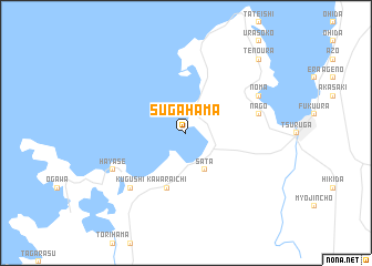 map of Sugahama