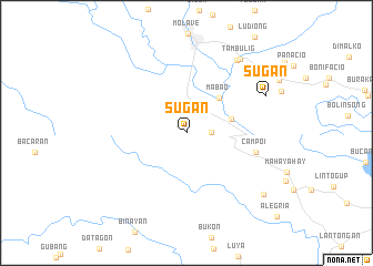 map of Sugan