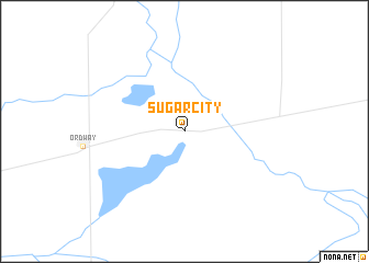 map of Sugar City
