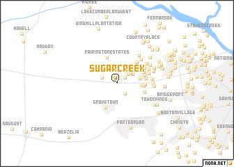 map of Sugarcreek