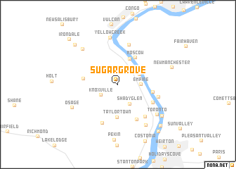 map of Sugar Grove