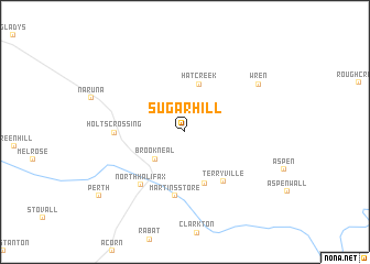 map of Sugar Hill