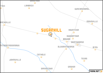 map of Sugar Hill