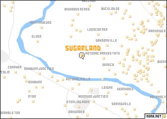 map of Sugarland