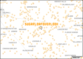 map of Sugarloaf Overlook