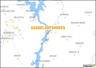 map of Sugarloaf Shores