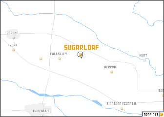 map of Sugar Loaf