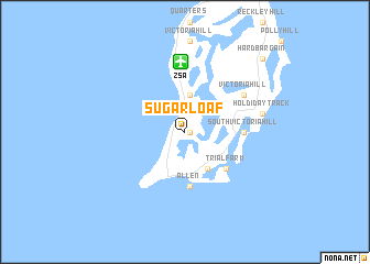 map of Sugar Loaf