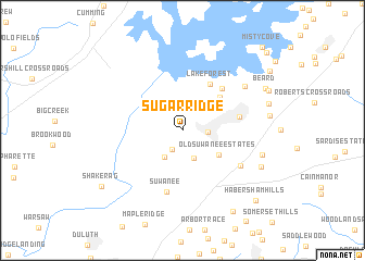 map of Sugar Ridge