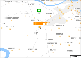 map of Sugartit