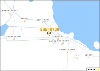 map of Sugarton