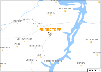 map of Sugar Tree