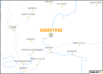 map of Sugartree