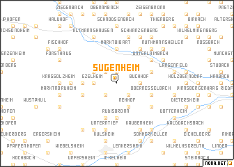 map of Sugenheim