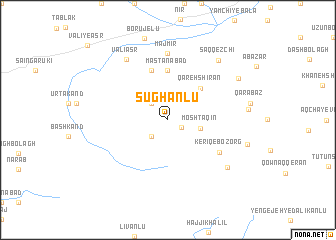 map of Sūghānlū