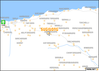 map of Sugi-dong
