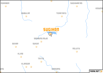 map of Sugihan