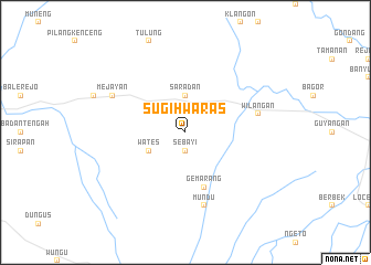 map of Sugihwaras