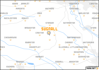 map of Sugnall