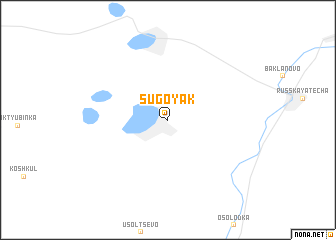 map of Sugoyak