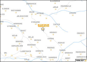 map of Šugrin