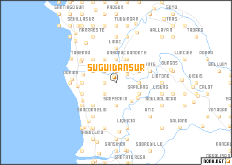 map of Suguidan Sur