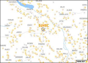 map of Suhač