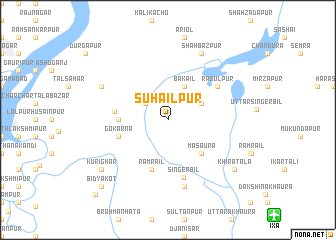 map of Suhāilpur