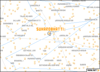 map of Suhāro Bhatti