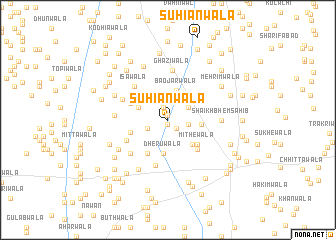 map of Suhiānwāla