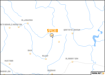 map of Şuḩīb