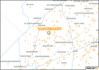 map of Suhrāb Khān