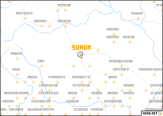 map of Suhum