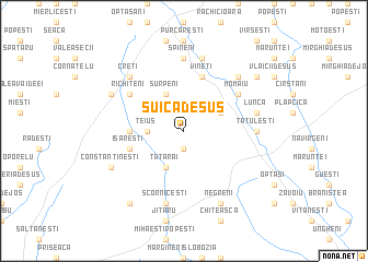 map of Şuica de Sus