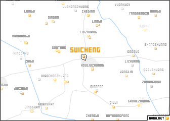 map of Suicheng
