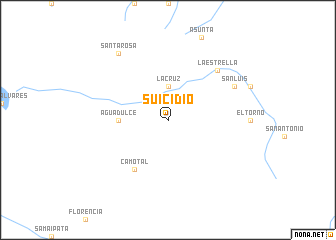 map of Suicidio
