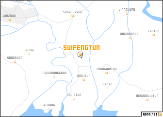 map of Suifengtun