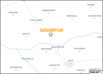 map of Suiguantun