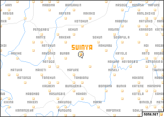 map of Suinya